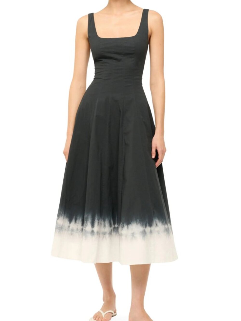 STAUD Tie Dye / Dip Dye Wells Dress Size 8